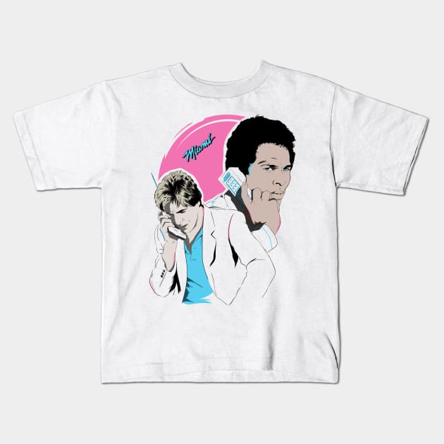 Miami Vice Kids T-Shirt by Midnight Run Studio